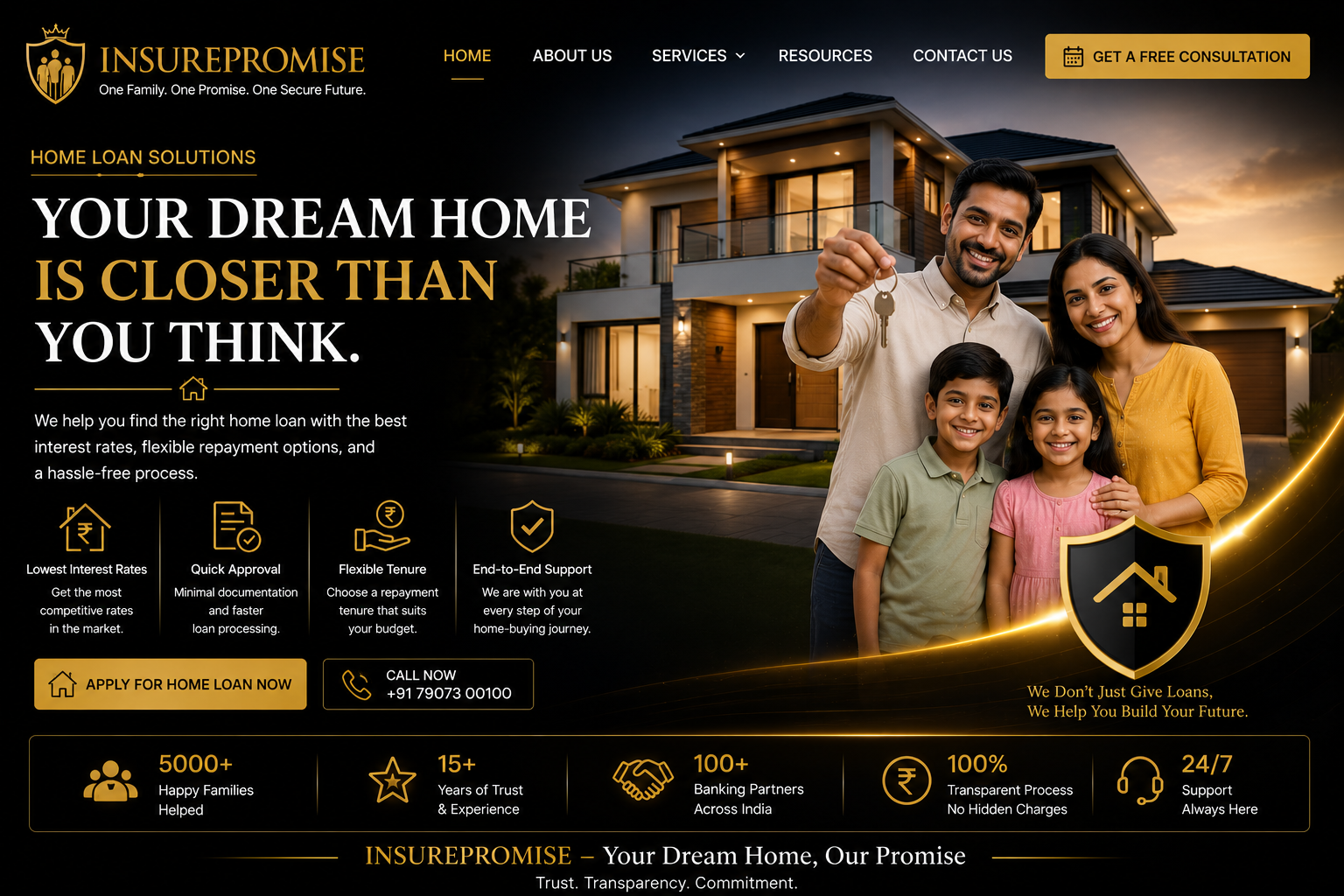 Family dream home